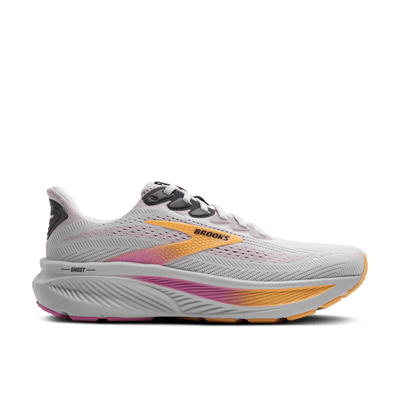 Brooks Womens Ghost 17 B-Oyster/Apricot/Pink
