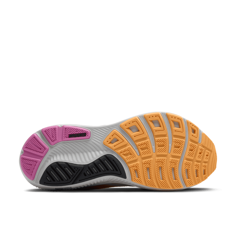 Brooks Womens Ghost 17 B-Oyster/Apricot/Pink
