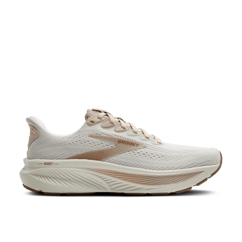 Brooks Womens Ghost 17-Grey/Chateau Greay/Portabella