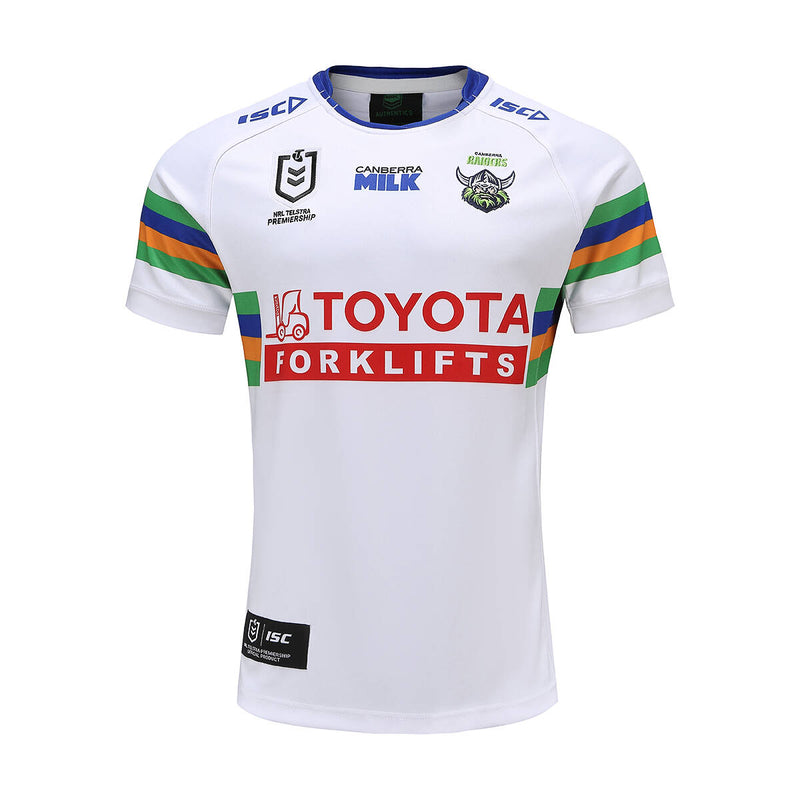 ISC Canberra Raiders 2023 Adults Away Jersey - White/Royal