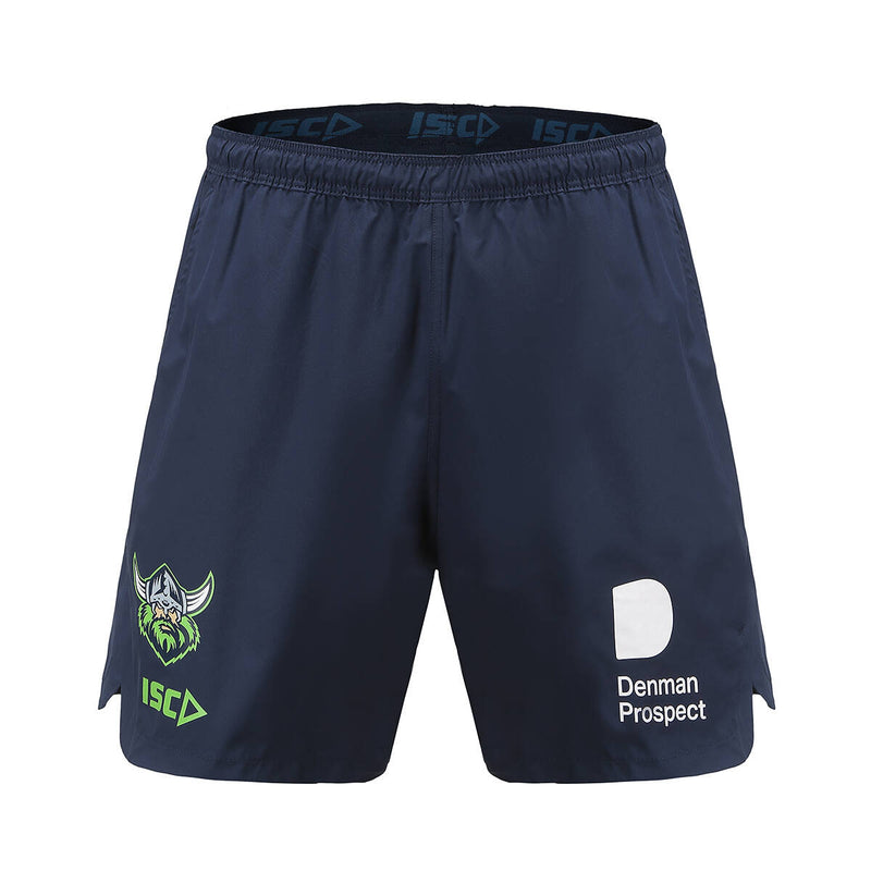ISC Canberra Raiders 2023 Adults Training Shorts - Navy/Green