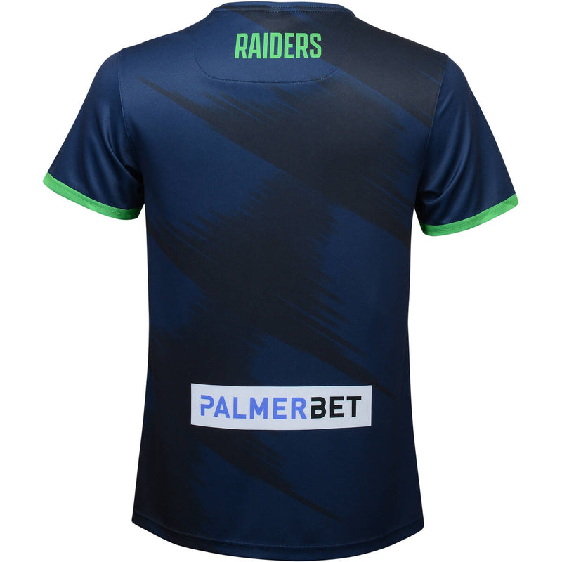 ISC Canberra Raiders 2024 Adult Training Tee Navy/Green