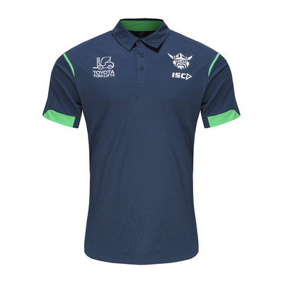 ISC Canberra Raiders 2024 Adults Polo Navy/Green