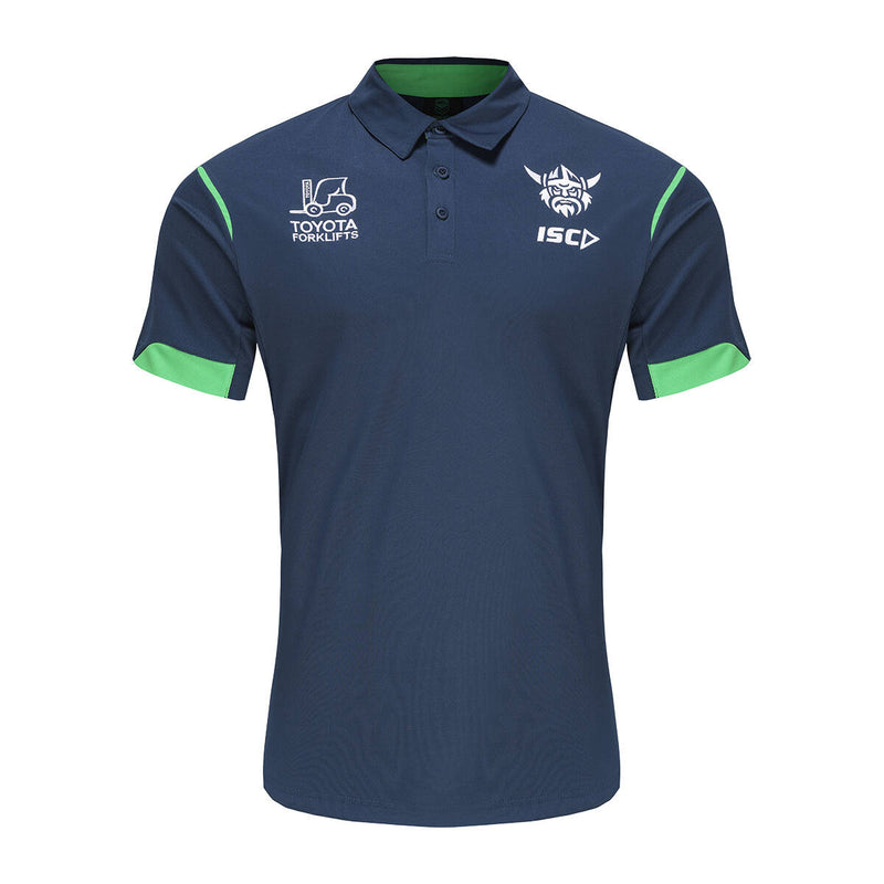 ISC Canberra Raiders 2024 Adults Polo Navy/Green