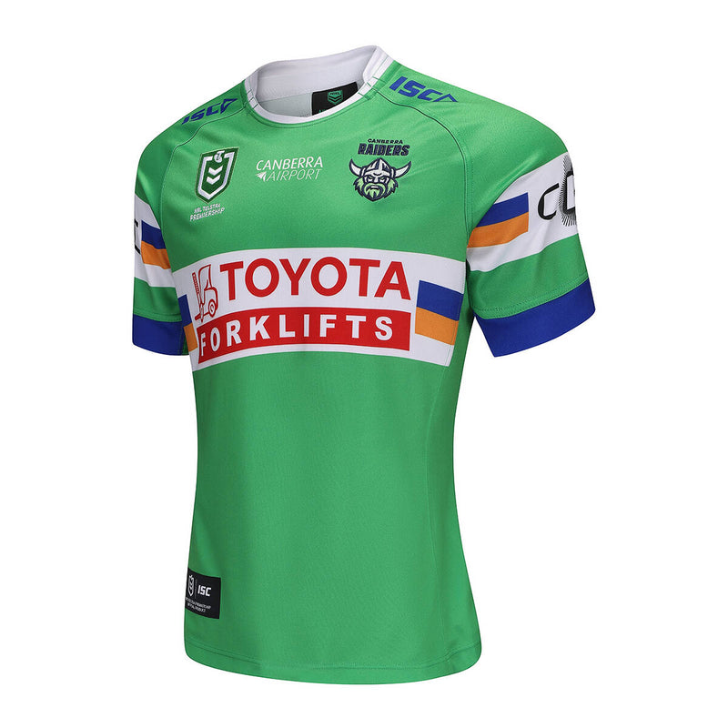 ISC Canberra Raiders 2025 Home Jersey-Green/Royal