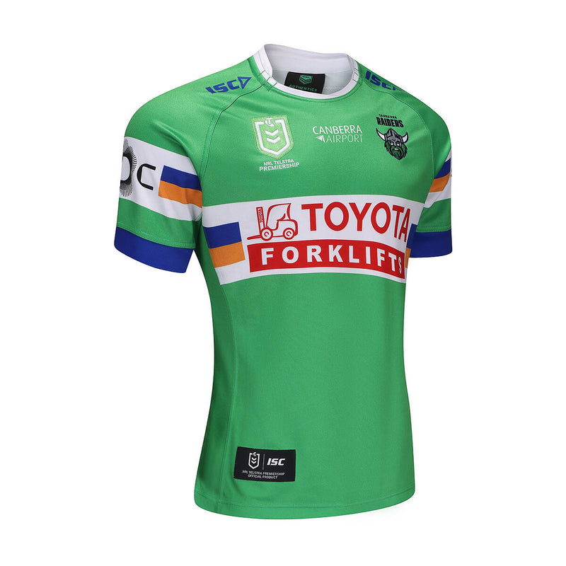 ISC Canberra Raiders 2025 Home Jersey-Green/Royal