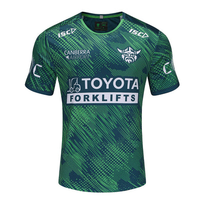 ISC Canberra Raiders 2025 Run Out Tee-Jungle/Green