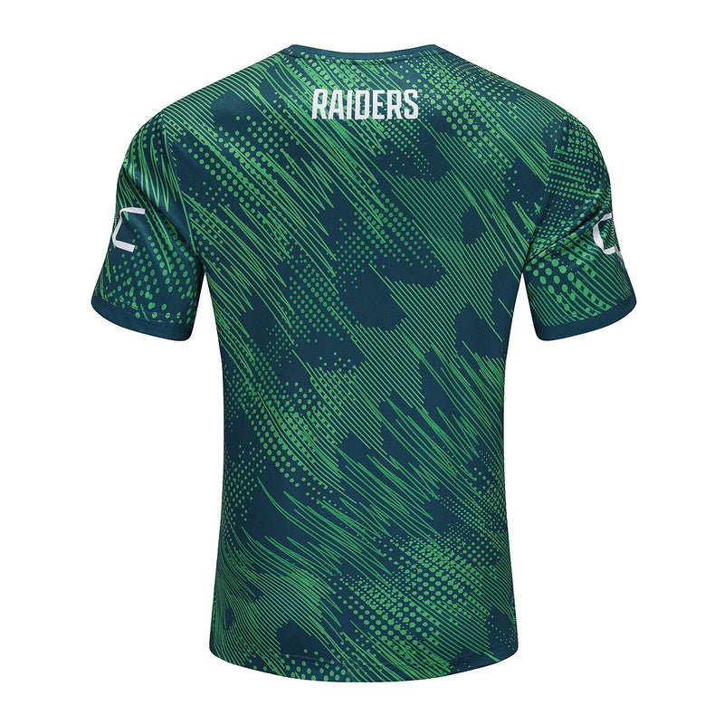 ISC Canberra Raiders 2025 Run Out Tee-Jungle/Green