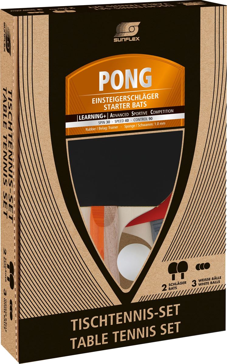 Sunflex Pong Table Tennis Set