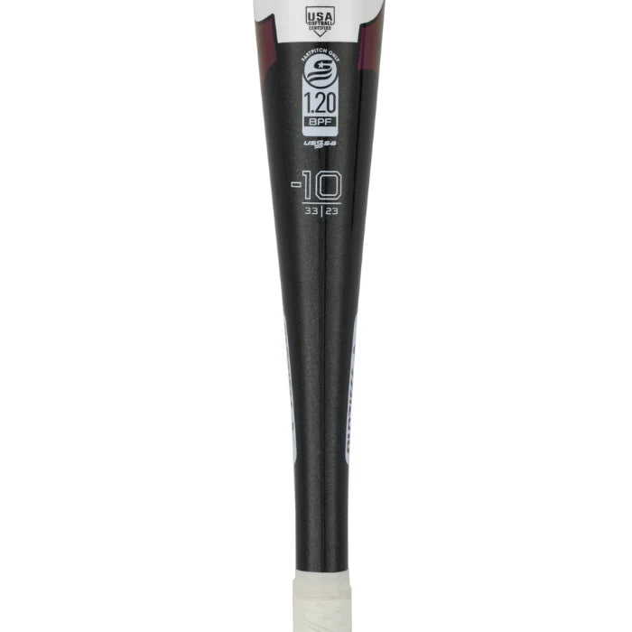 Mizuno F24 Crbn1 -10 Fastpitch Softball Bat-White/Black