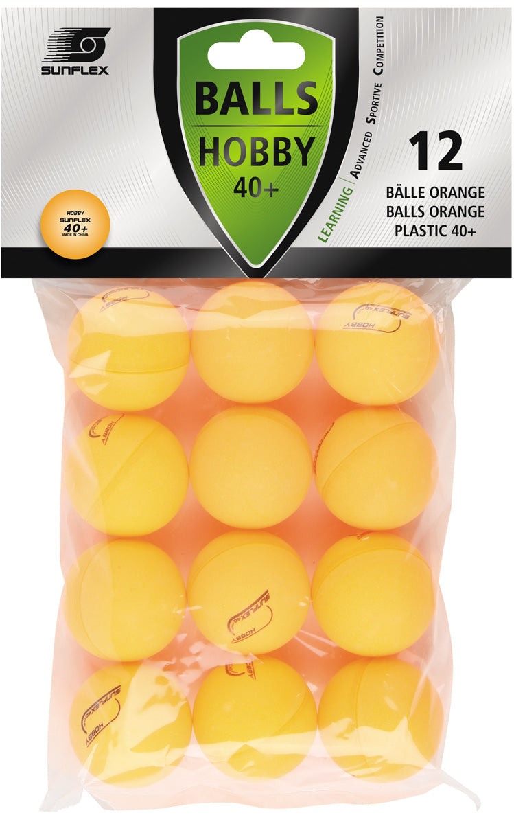 Sunflex Hobby Table Tennis Balls-Orange