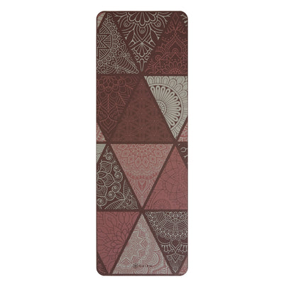 Gaiam Performance Premium Support 6mm Yoga Mat - Seaglass Maroon