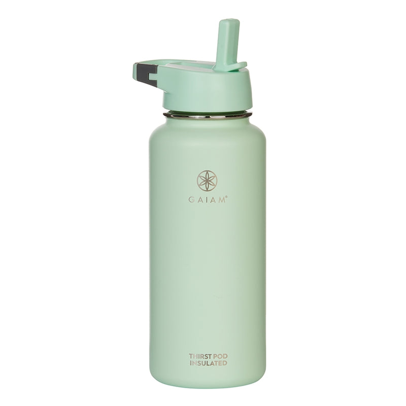 Gaiam Thirst Pod 950ml Insulated Waterbottle Green