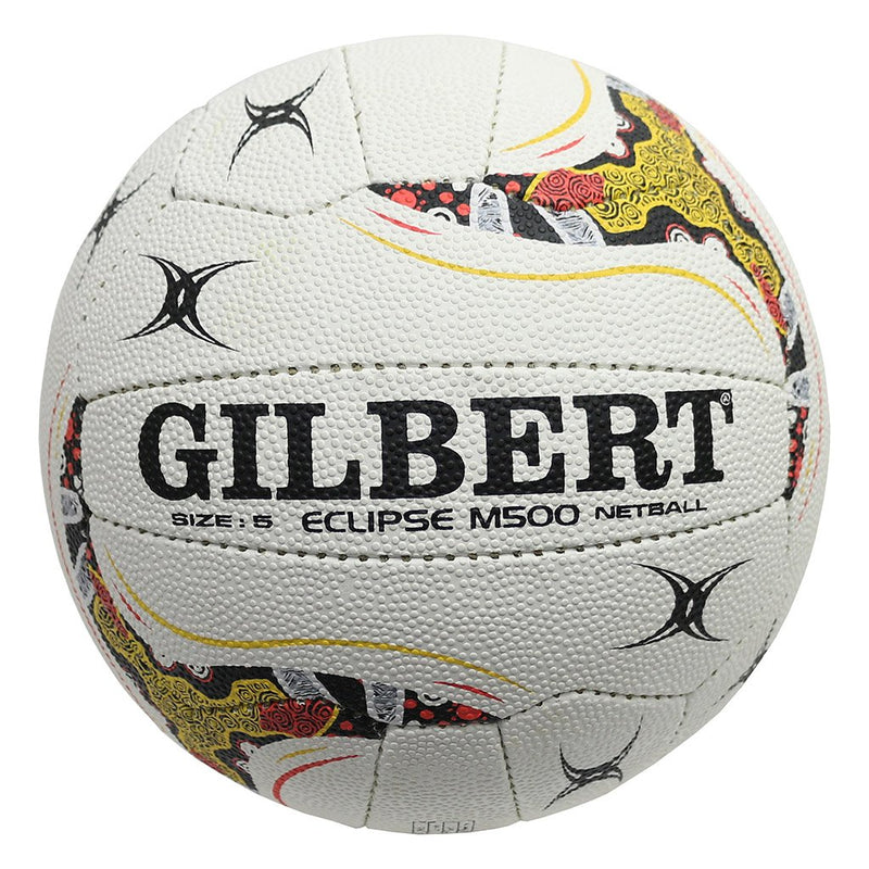 Gilbert Eclipse M500 Match Indigenous Netball-Multi-5