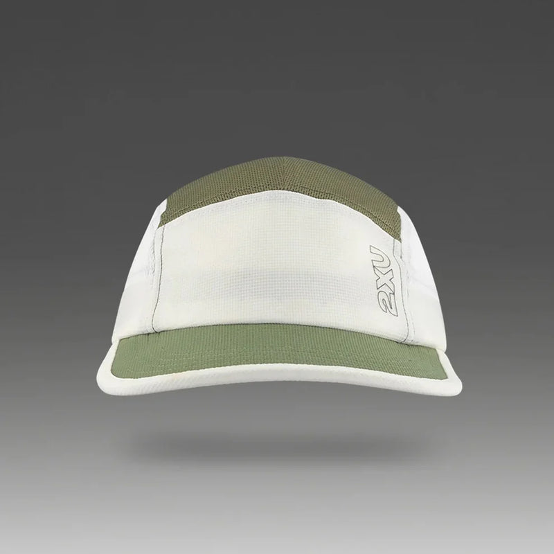 2XU Light Speed Cap-Hunter Green/White-OSFA