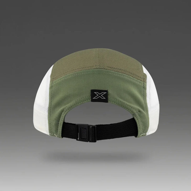 2XU Light Speed Cap-Hunter Green/White-OSFA