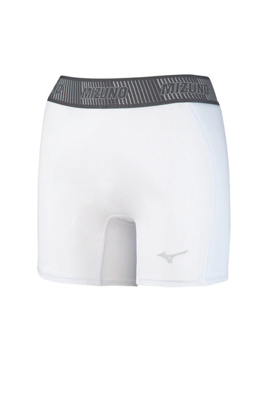 Mizuno Youth Aero Vent Padded Sliding Shorts-White-L