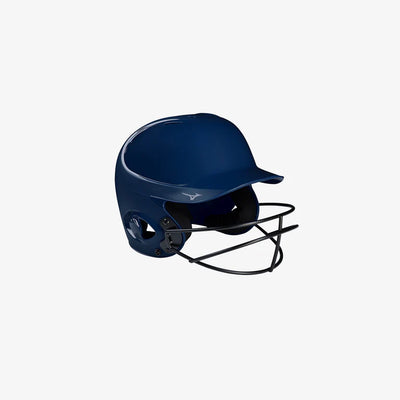 MVP Batting Helmet with Mask-Navy-L-XL