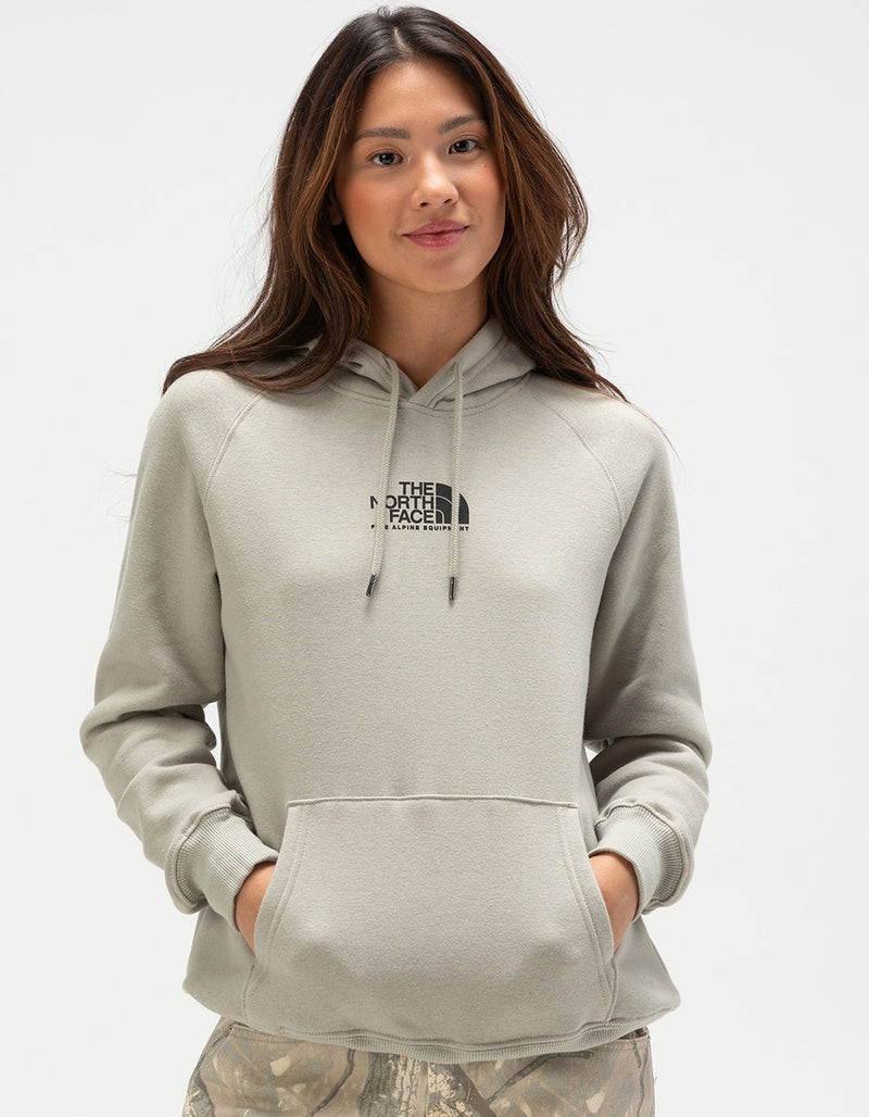 The North Face Womens Fine Alpine Hoodie-Clay Grey