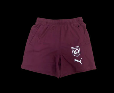 Puma 2024 Qrl Maroons Shorts Replica Maroon Youth