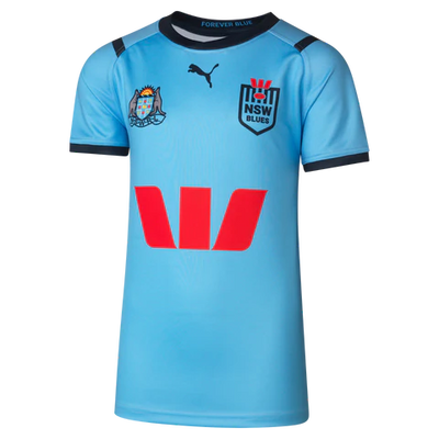 Puma 2024 NSW Blues Jersey Replica Home Blue Boys