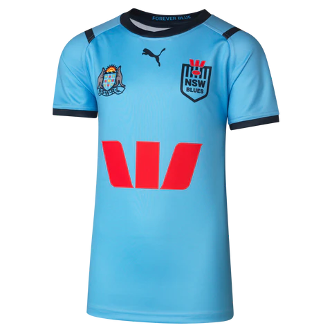 Puma 2024 NSW Blues Jersey Replica Home Blue Boys