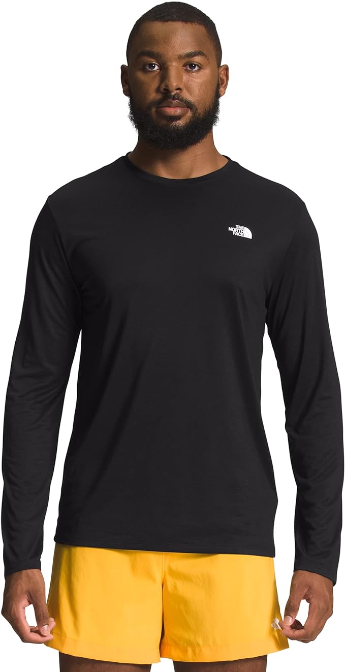 The North Face Mens Elevation LS Tee Black