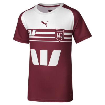 Puma 2024 QLD Maroons Tee Training Replica Maroon