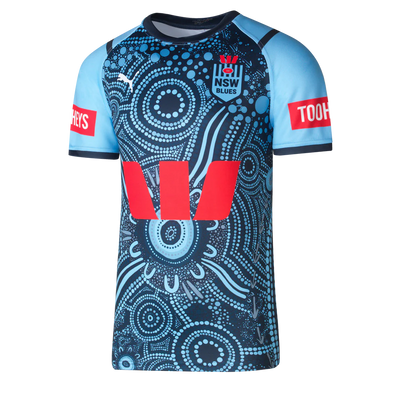 Puma 2024 NSW Blues Jersey Indigenous Replica Blue XS