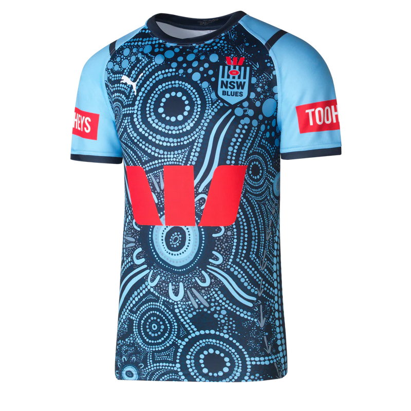 Puma 2024 NSW Blues Jersey Indigenous Replica Blue XS