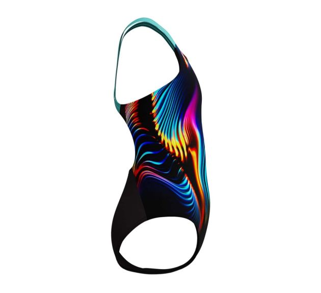 Speedo Girls Digi Plcmnt Powerback-Arctic Glass