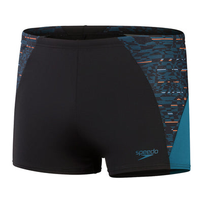 Speedo Mens End+ Max Splice Jammer Black/Dark Teal