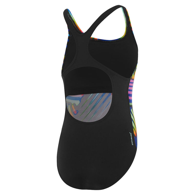 Speedo Womens Digi Prntd Mdlst-Pahala Blend/Black