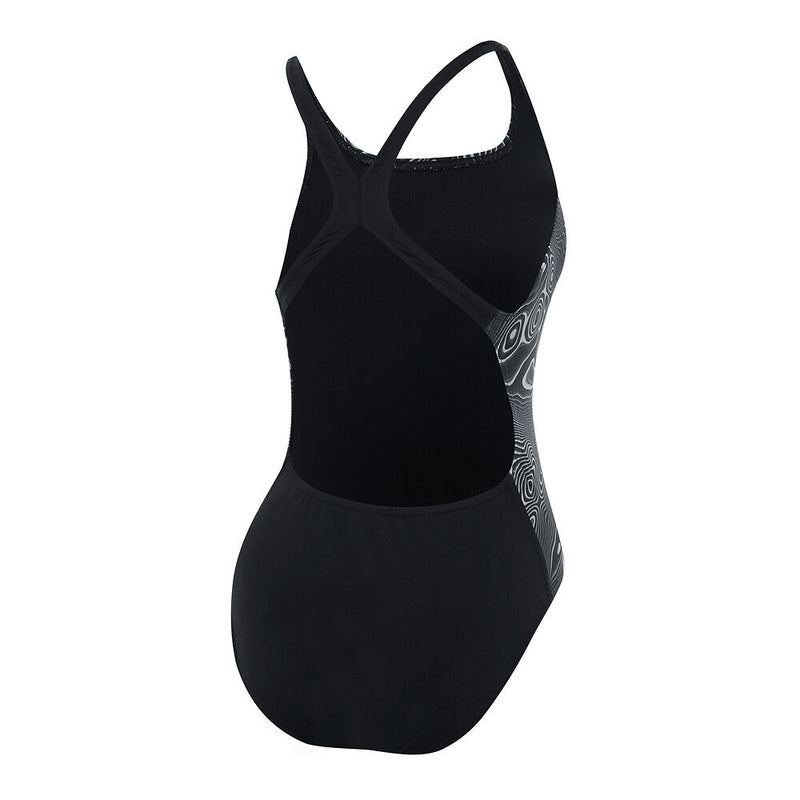 Speedo Wmnsallover Powerback-Black/Usa Charcoal