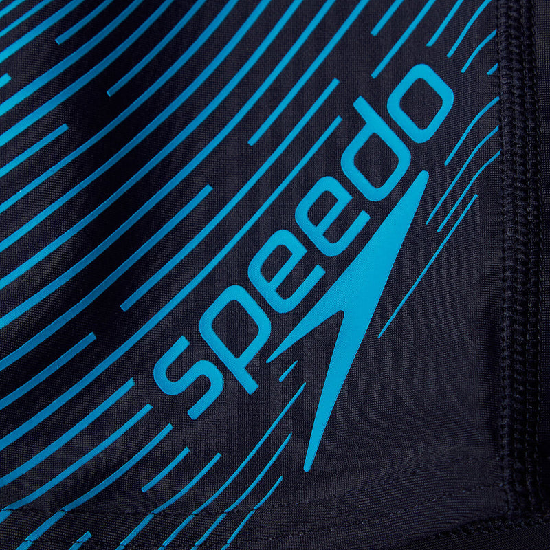 Speedo Bys Medley Logo Jammer-True Navy /Bolt