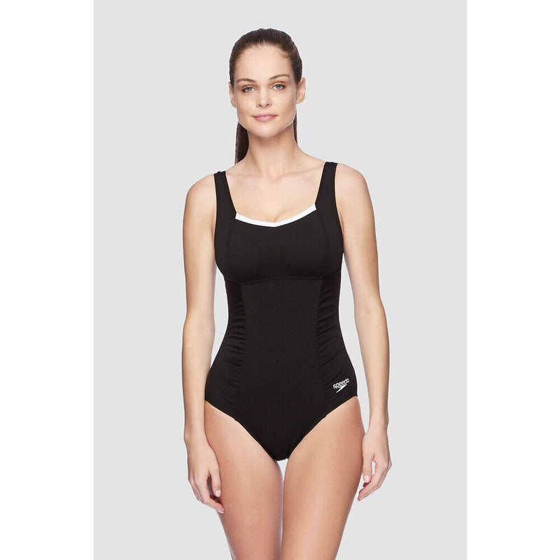 Speedo Contour Motion 1Pc Af-Black/White