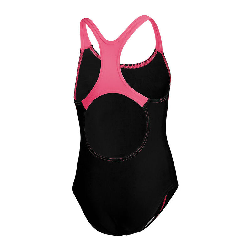 Speedo Grls Medley Logo Mdlst-Black/Fandango Pink