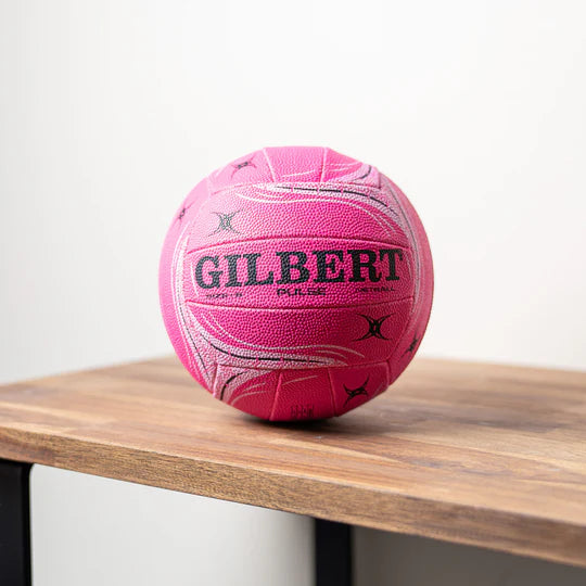 Gilbert Pulse Netball Pink 5