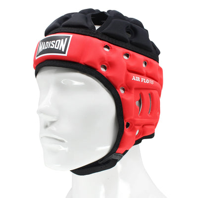 Madison Air Flo Headguard-Red/Black-M