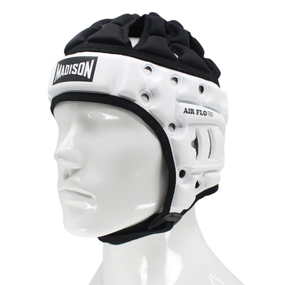 Madison Air Flo Headguard-White/Black-M