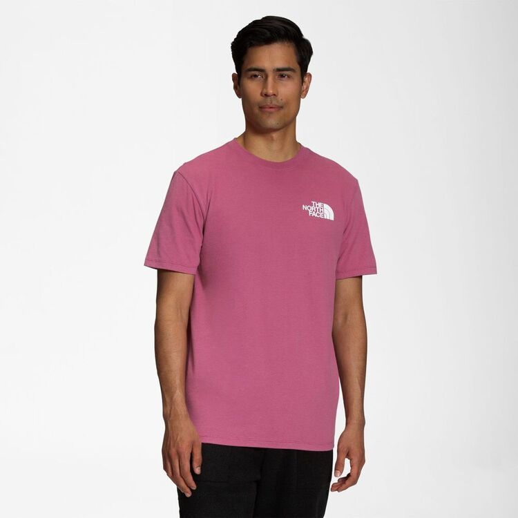 The North Face Mens Box NSE LS Top - Slate Rose
