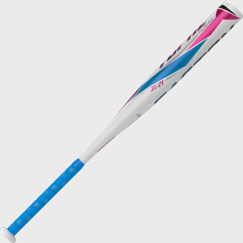 Easton FP22TPZ Topaz -10 Fastpitch Softball Bat - White/Teal/Pink