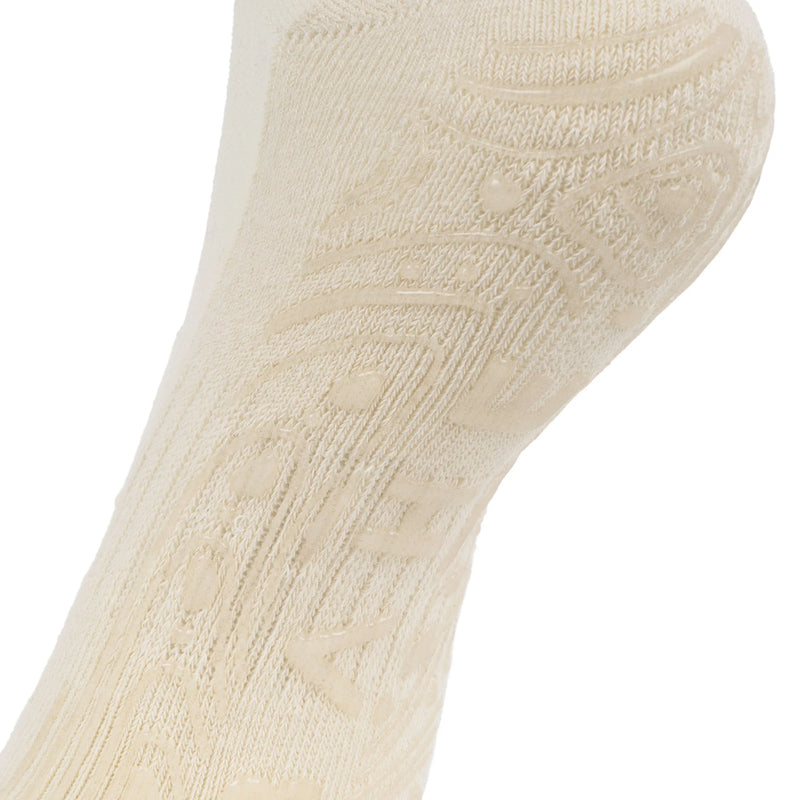 BAHE Grounded Grippy Ankle Socks-Coconut