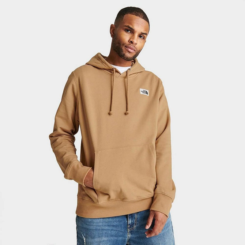 The North Face Mens Heritage Patch Hoodie Almond Butter
