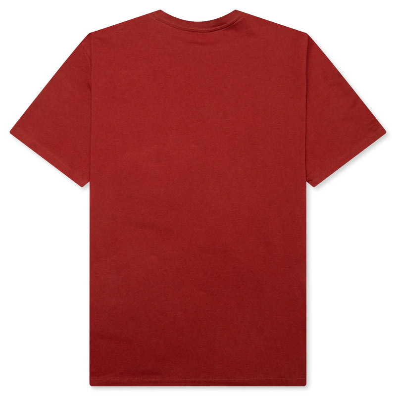 The North Face Mens SS Half Dome Tee-Iron Red