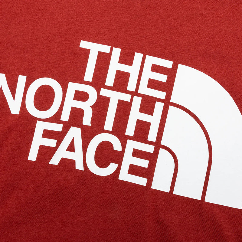 The North Face Mens SS Half Dome Tee-Iron Red