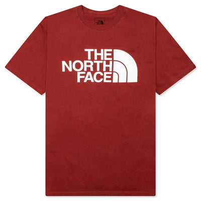 The North Face Mens SS Half Dome Tee-Iron Red