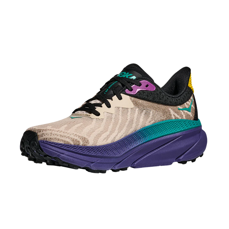 Hoka Mens Challenger Atr 7-Oatmeal/Mountain Iris