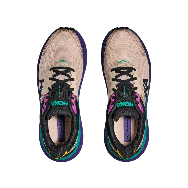 Hoka Mens Challenger Atr 7-Oatmeal/Mountain Iris