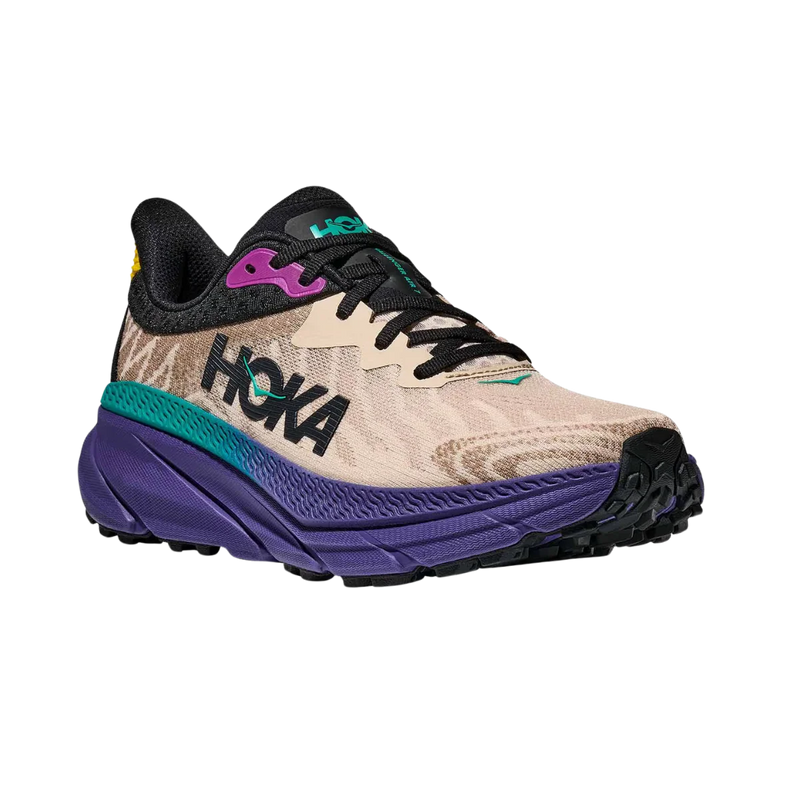 Hoka Mens Challenger Atr 7-Oatmeal/Mountain Iris